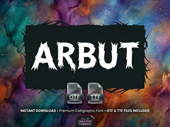Arbut: The Typeface That Bites Back