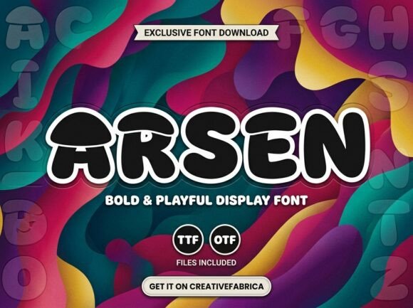 Arsen: The Bold Display Typeface for Unforgettable Branding