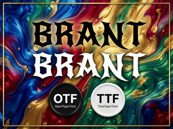 Brant: A Display Font for Commanding Attention