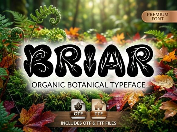 Briar: The Avant-Garde Display Font for Bold Creators