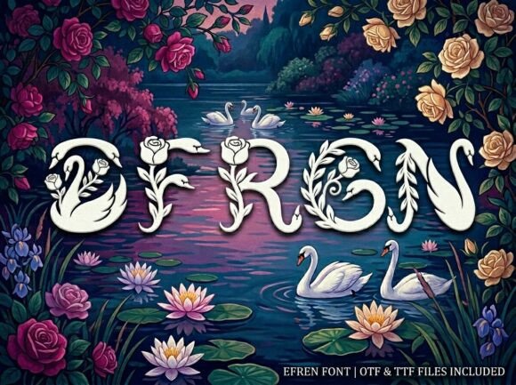 Efren: A Premium Display Font for Bold Statements