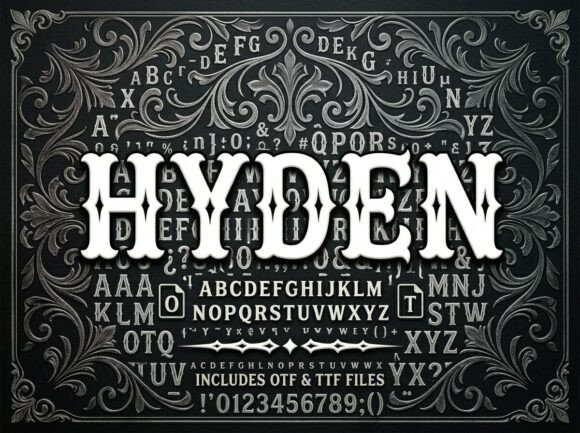 Hyden: A Display Font for Bold, Unforgettable Branding